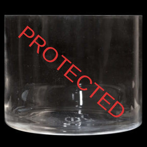 Round Glass Cylinder Bowl