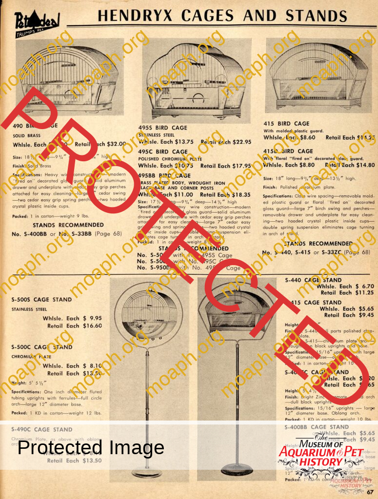 Mid-Century Modern Pages from Hendryx Catalog