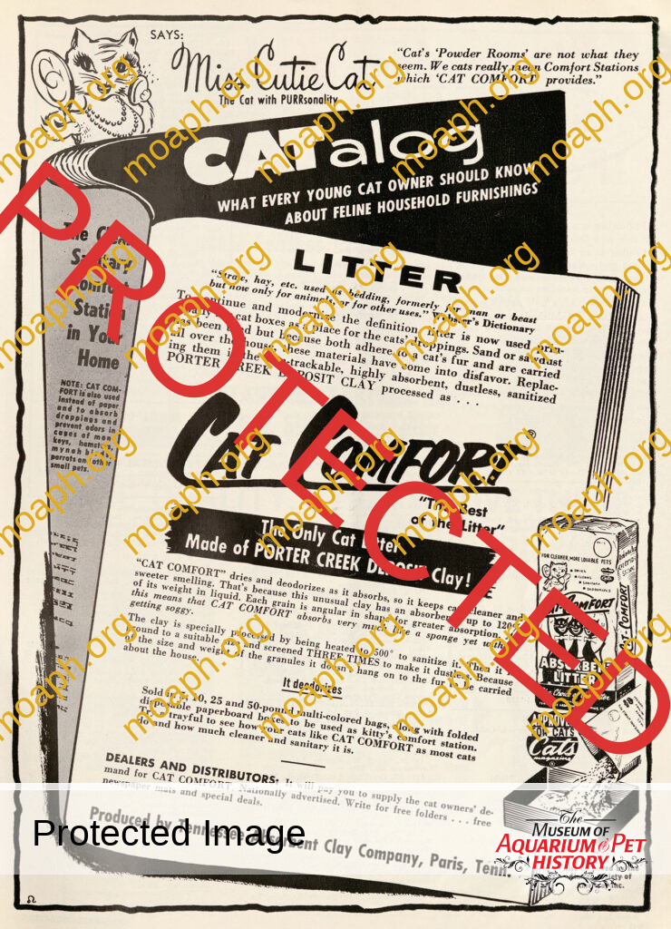 Cat Comfort Litter Ad