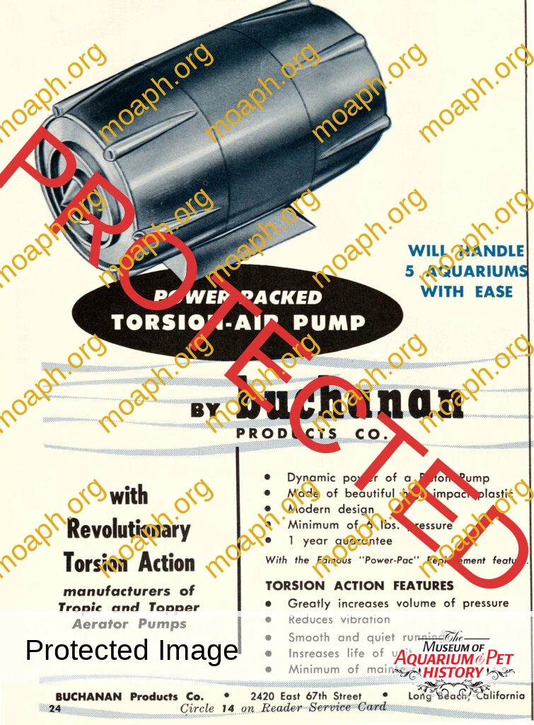 Buchanan Air Pump Ad