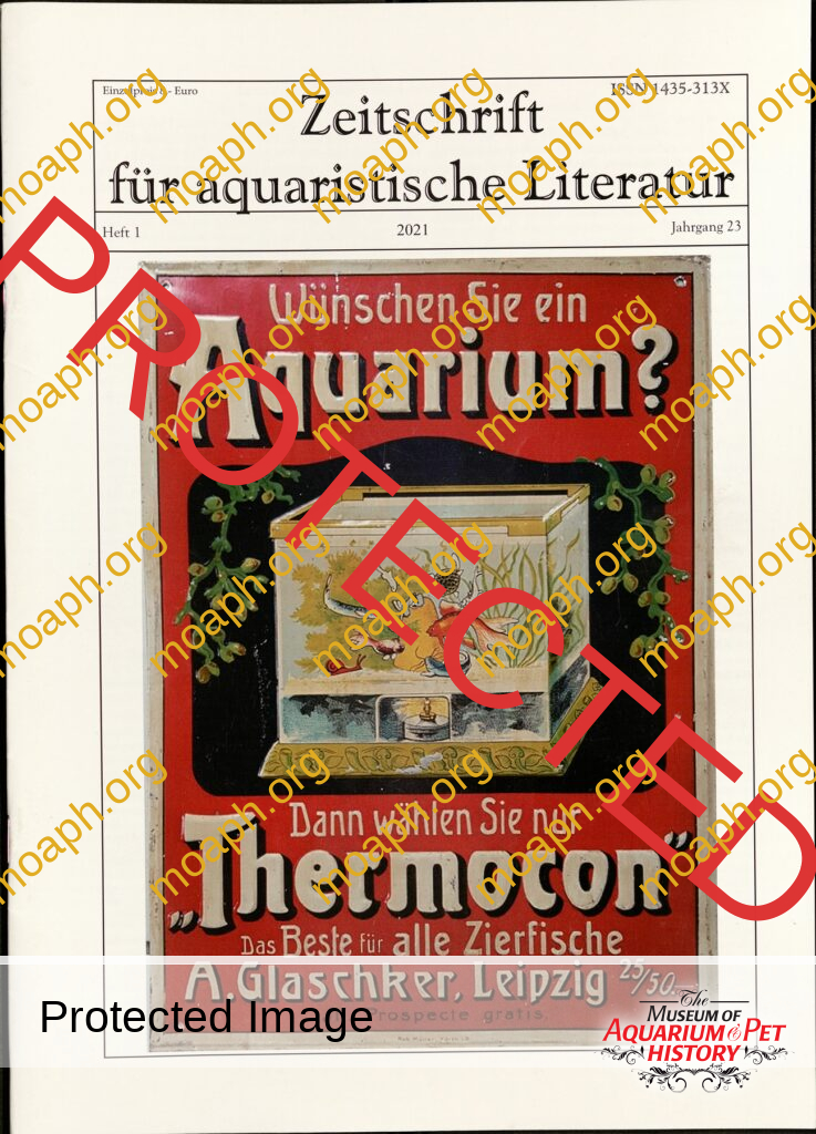 Unusual Aquarium Ad - Thermocon Sign and Article