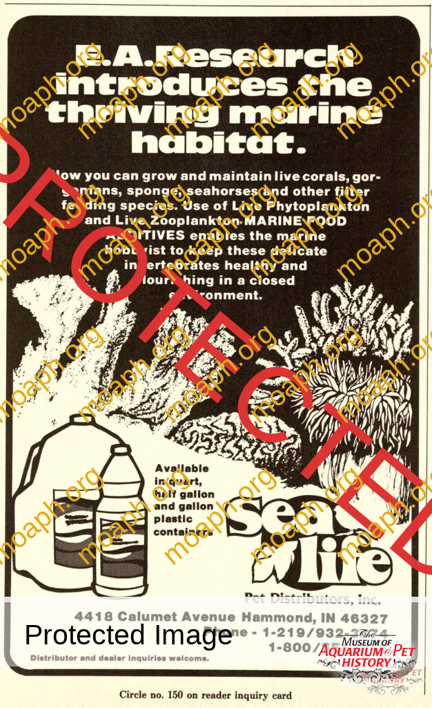 1984 Sea Life Phytoplankton Ad