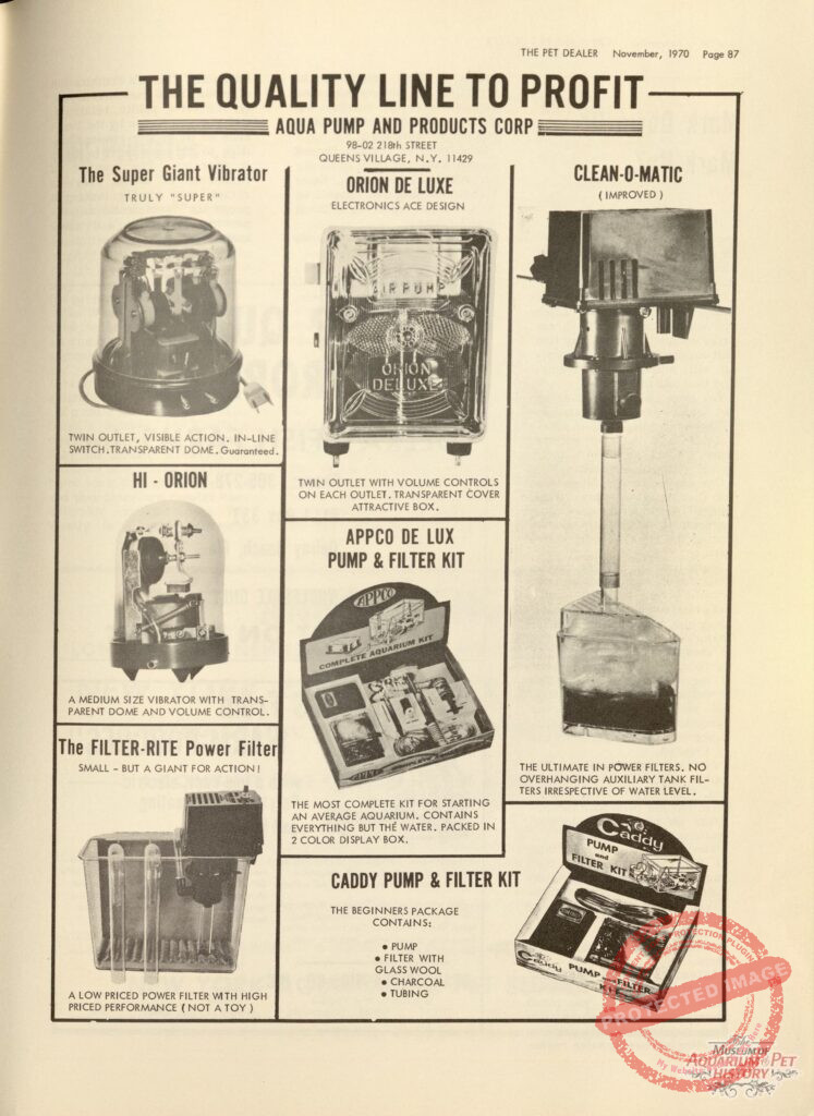 APPCO Pumps and Filters 1970 Ad