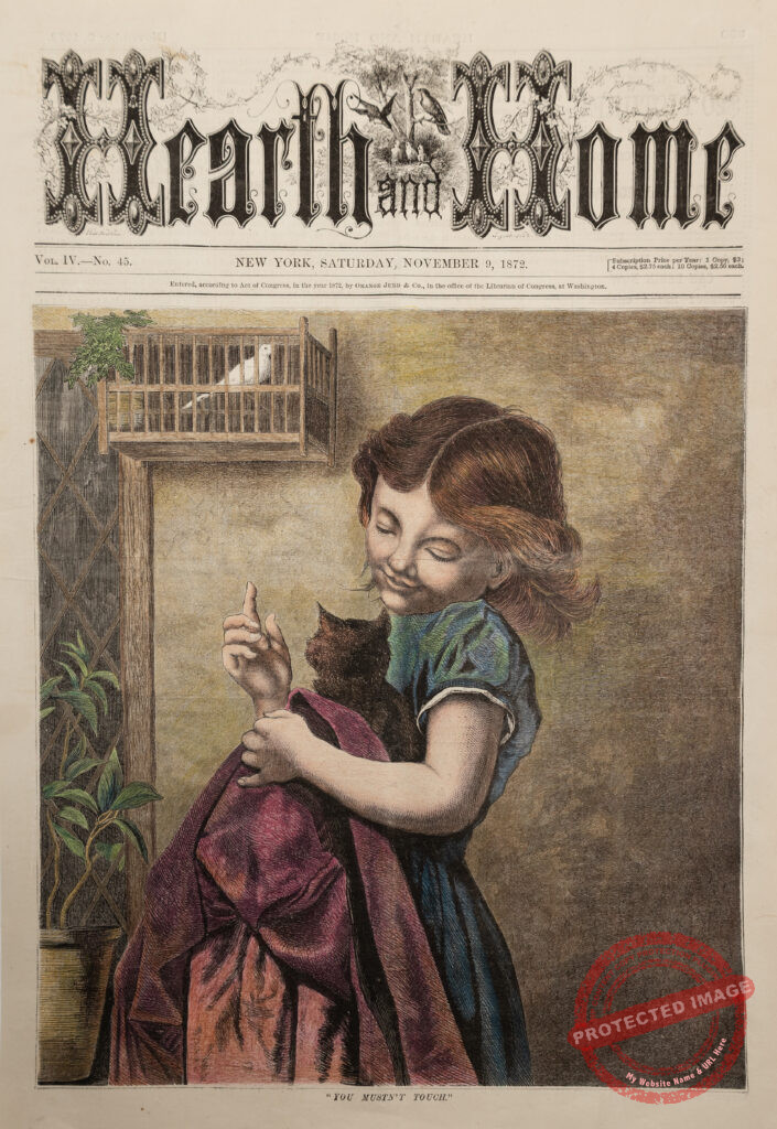 Colorized Victorian Illustrations