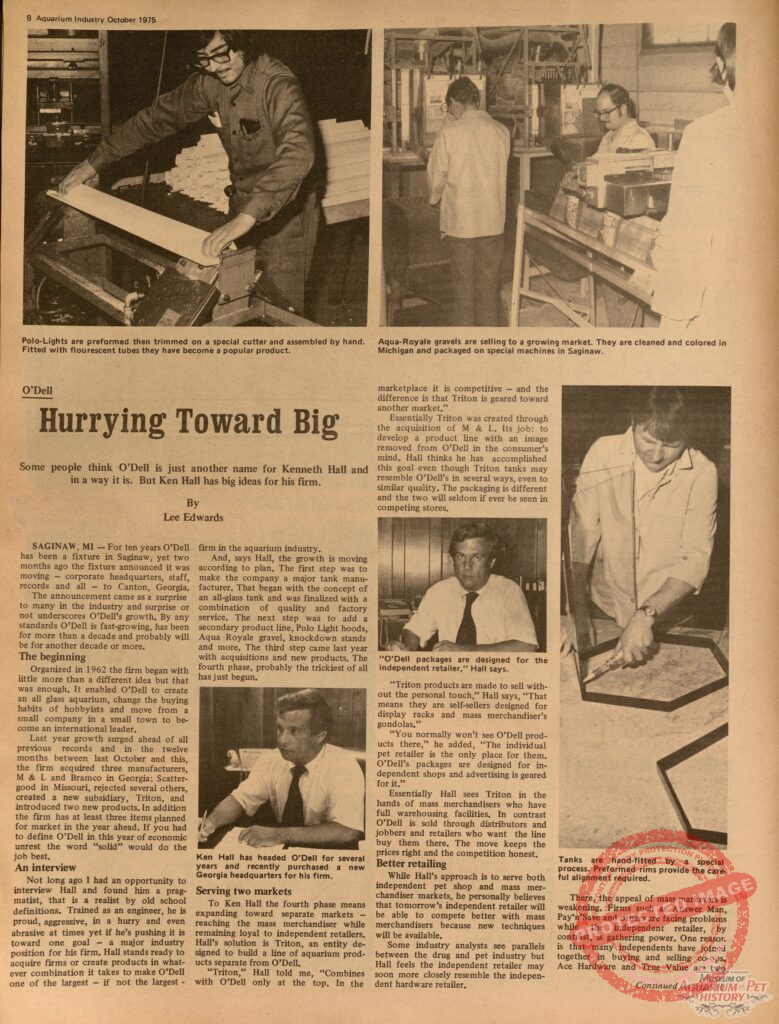 Hurrying Toward Big - Early History of O'Dell