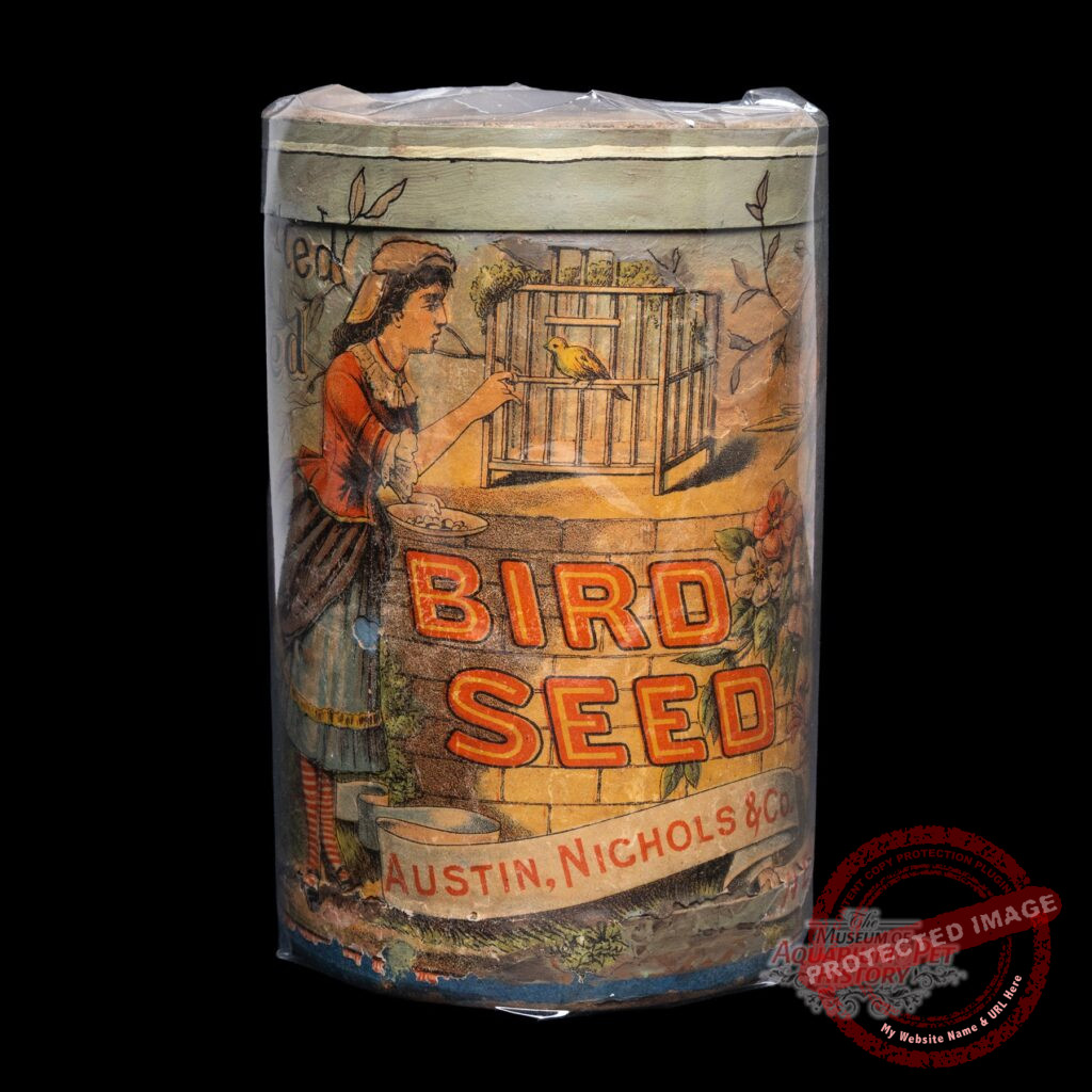 1800s Imported Mixed Bird Seed Can