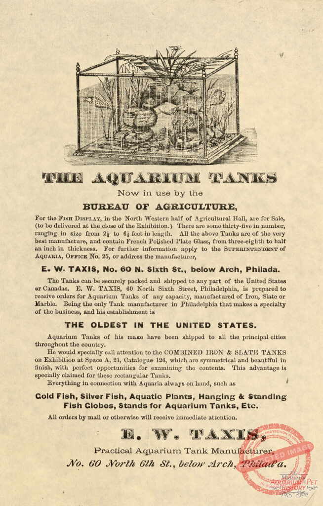 Oldest Aquarium Manufacturer in the U.S.?