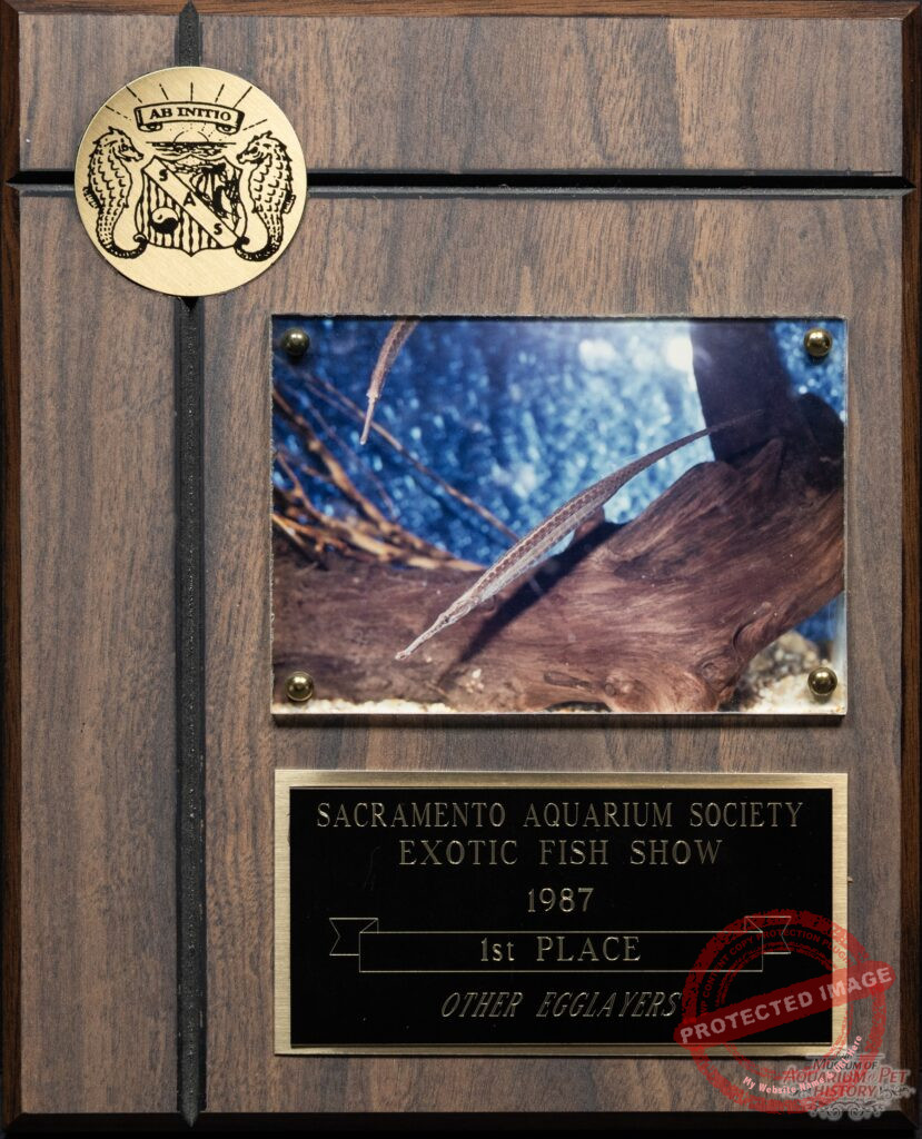 1988 Sacramento Aquarium Society Plaques