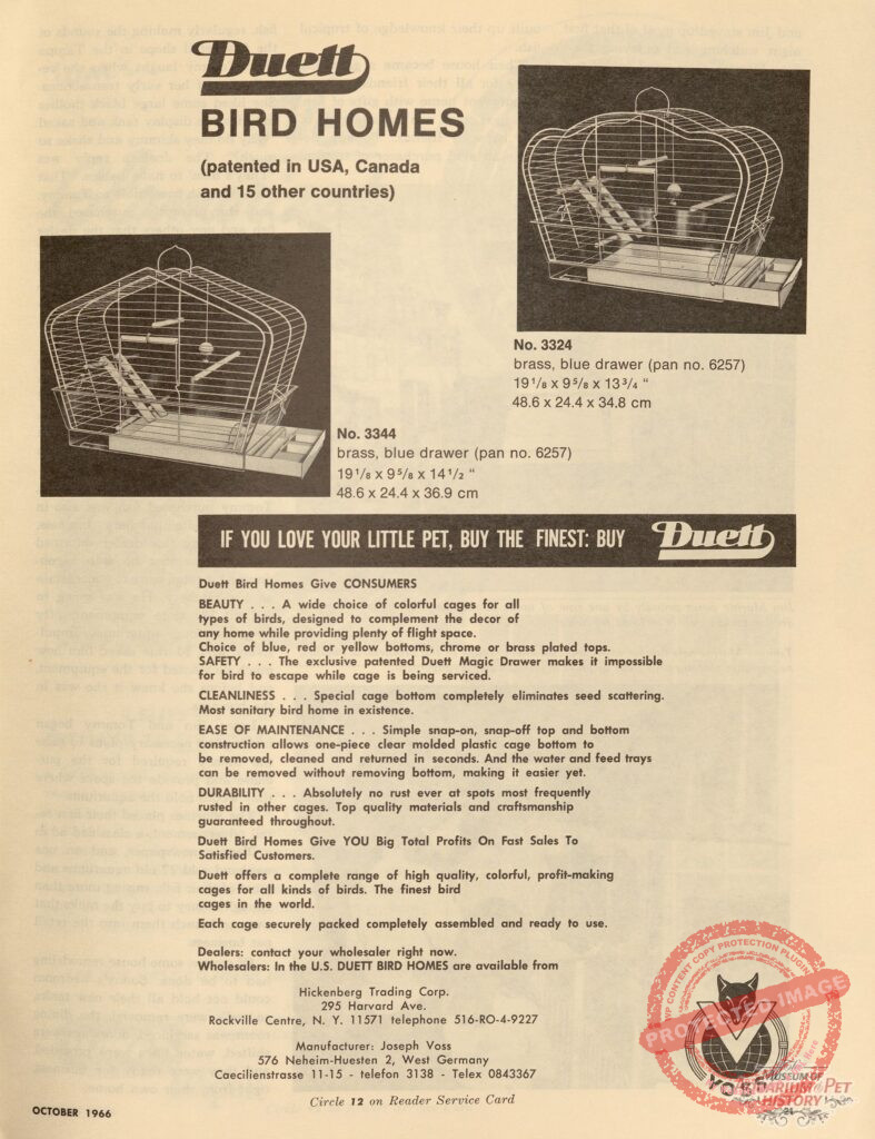 Duett Bird Homes 1966 Ad