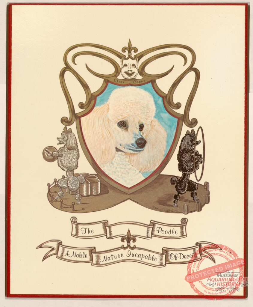 Pet Crests by Nouveau Enterprises - The Poodle